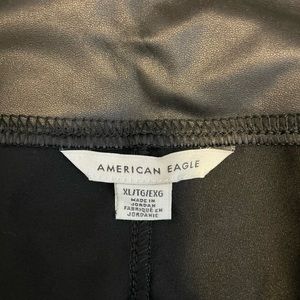 American Eagle Leather Leggings
